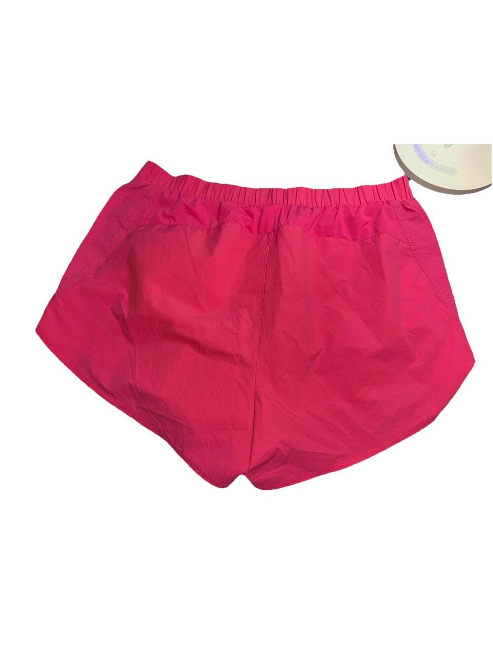 Alo Womens Playmaker Pink Dolphin Shorts Sz L Active Barbie Athleisure #02 - Picture 7 of 12